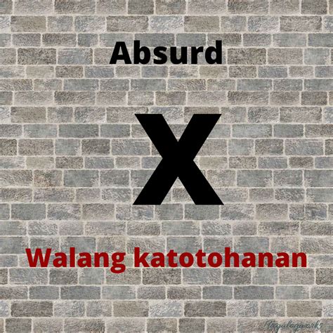 Absurd in Tagalog .